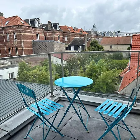 Studio neuf avec balcon, à 400m de la plage, parking privé, centre de Berck-sur-Mer - FR-1-674-49 *